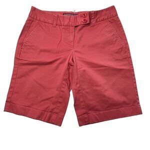 Vineyard Vines Bermuda Shorts Cotton Pink 10"‎ Inseam Size 0